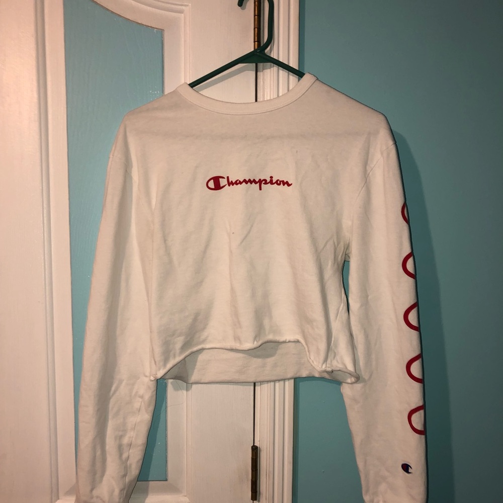 Cropped Champion Long Sleeve
